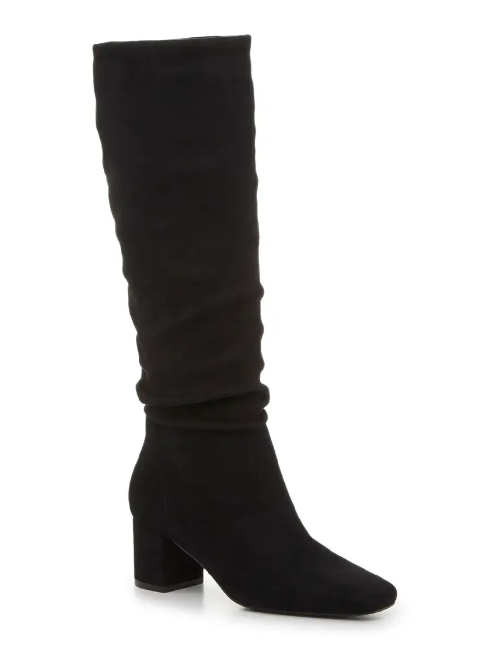 Chinese Laundry Black Over-the-Knee Block Heel Boots